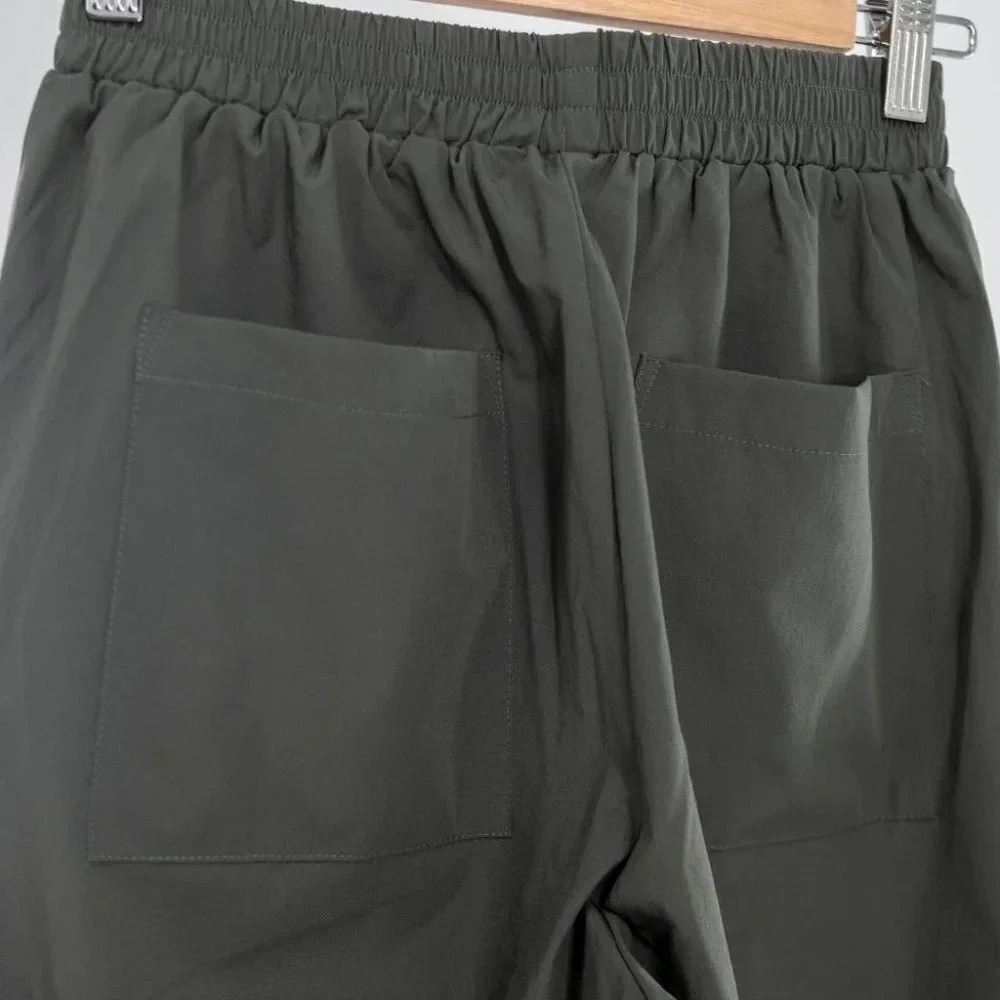 Princess Polly PLEVNA NYLON PANTS OLIVE |  2 - Picture 6 of 9